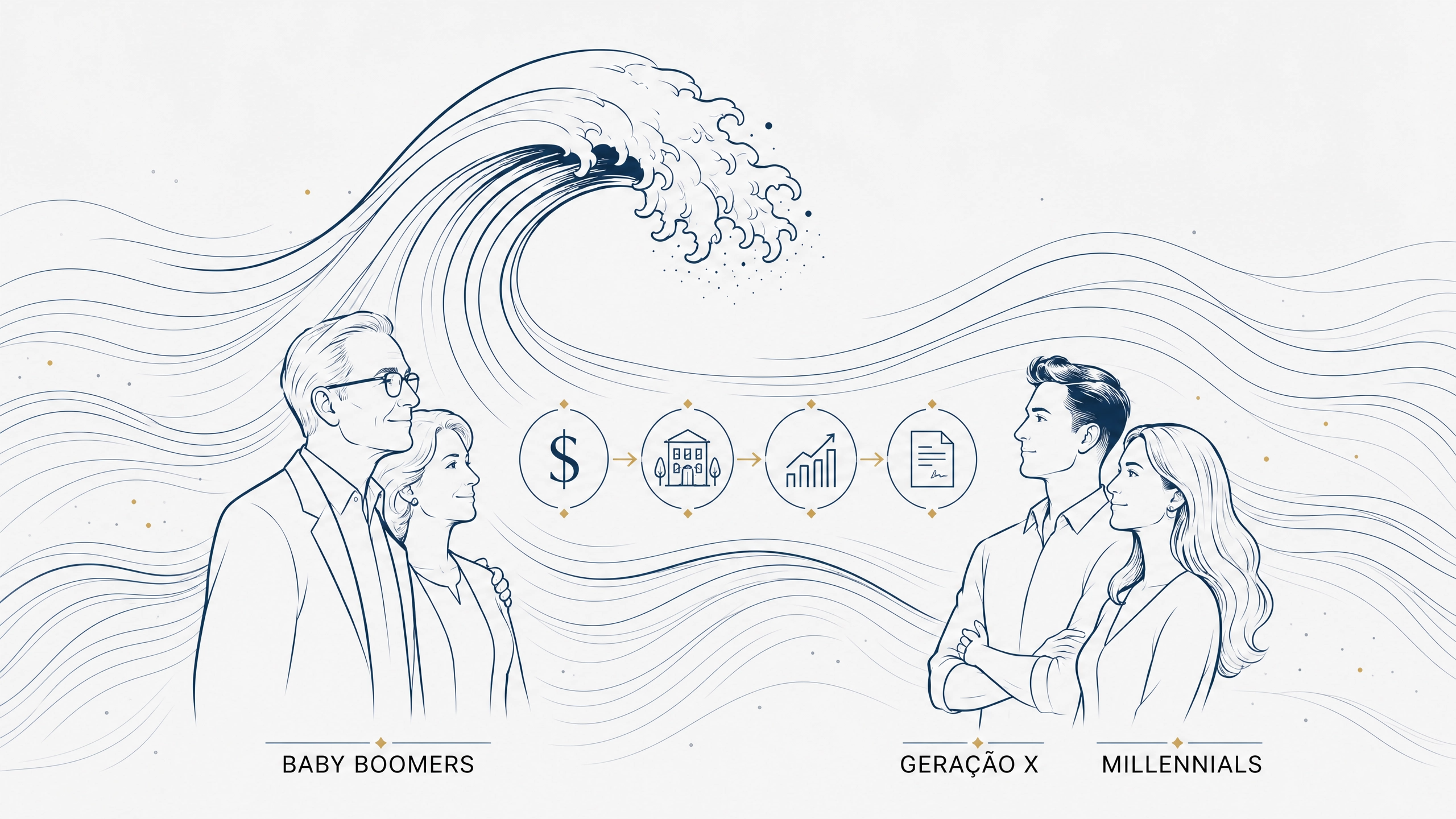 Silver Tsunami: como a transferência de grandes patrimônios impacta o mercado imobiliário global