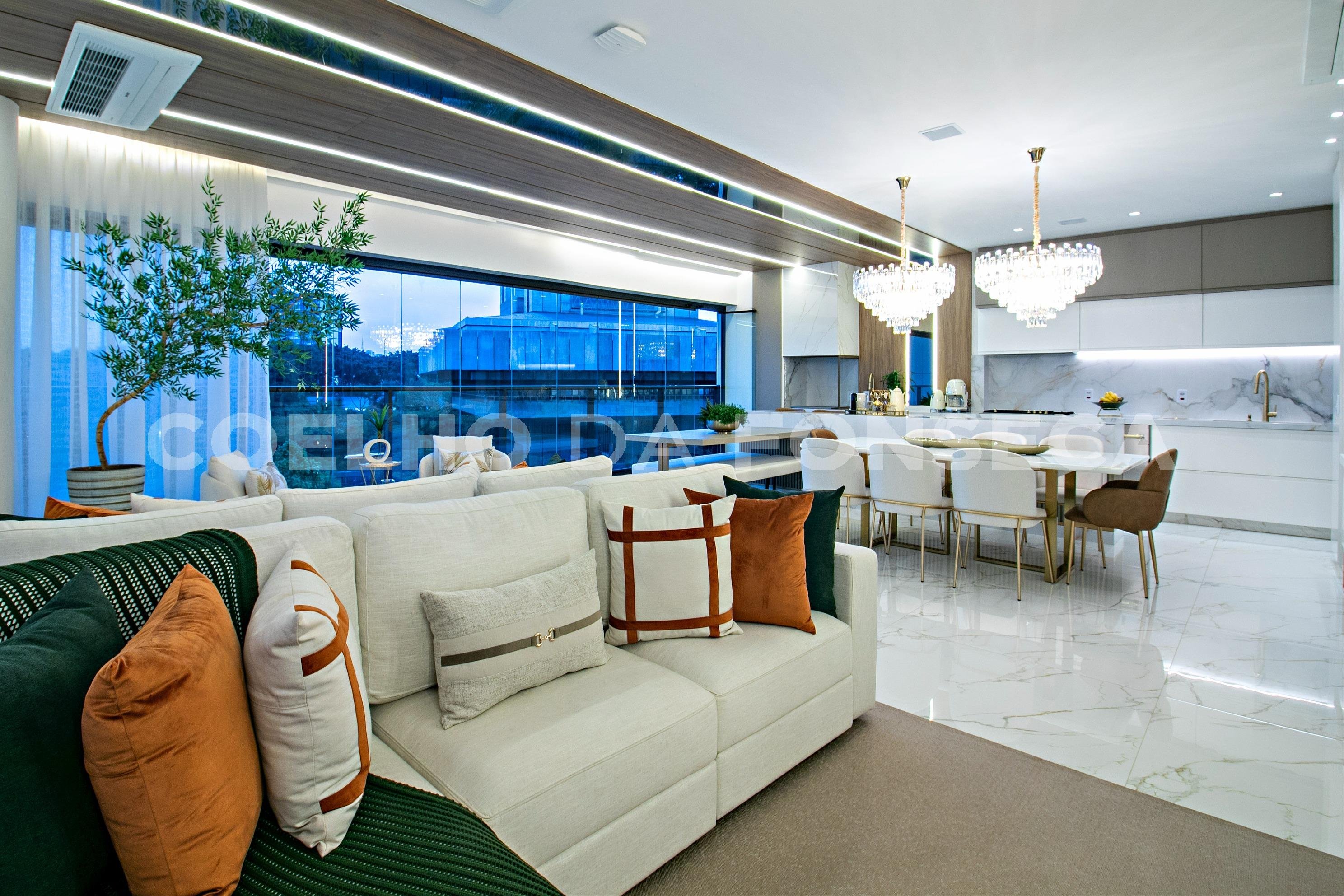 Sala de Estar e Jantar