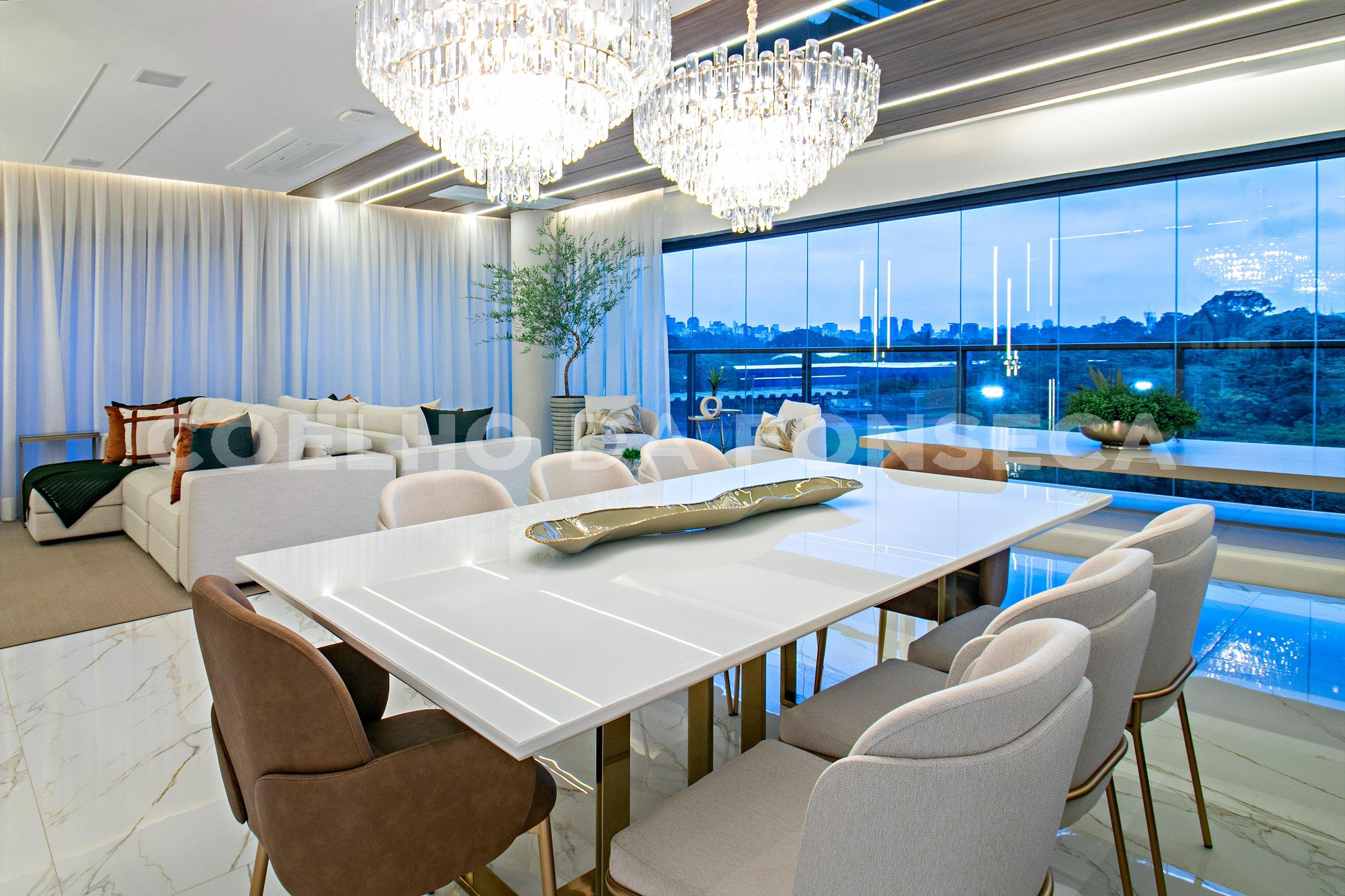 Sala de Estar e Jantar