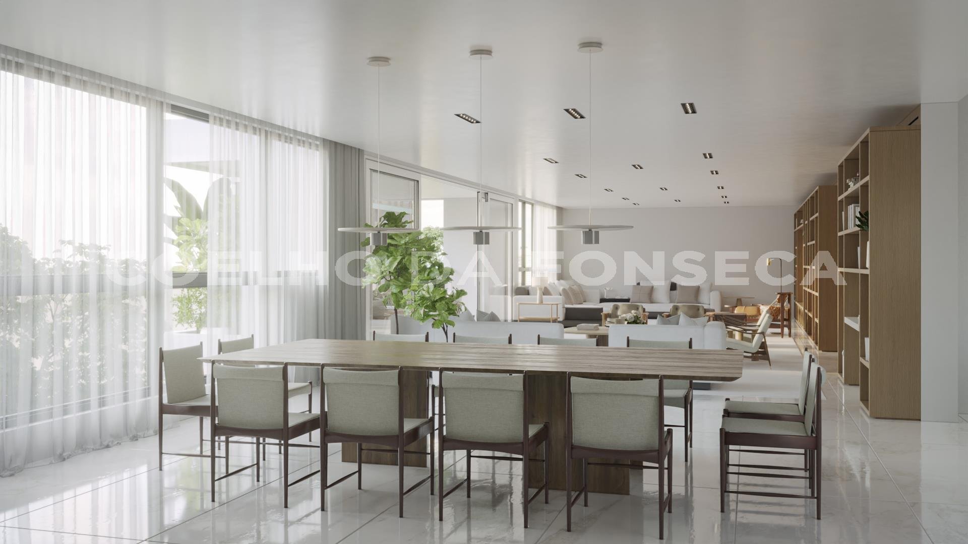 Sala de Estar e Jantar