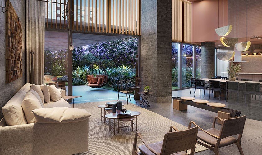 Perspectiva da Área de Lazer