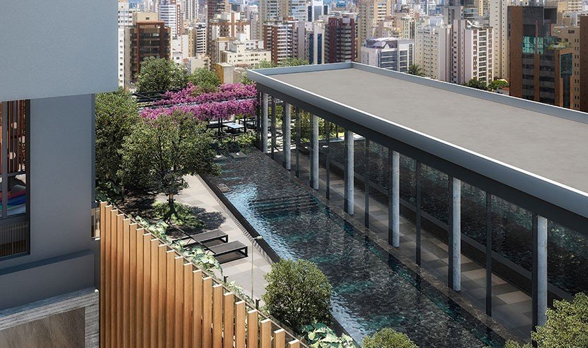 Perspectiva da Área de Lazer