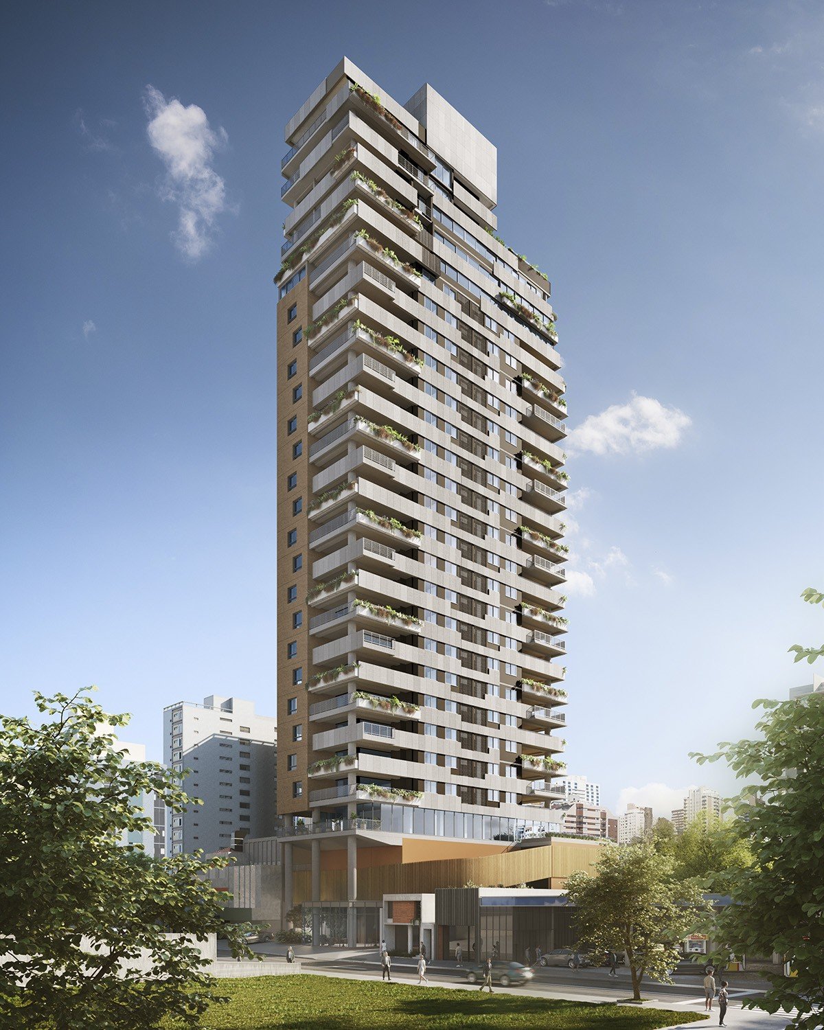 Perspectiva Artística da Fachada