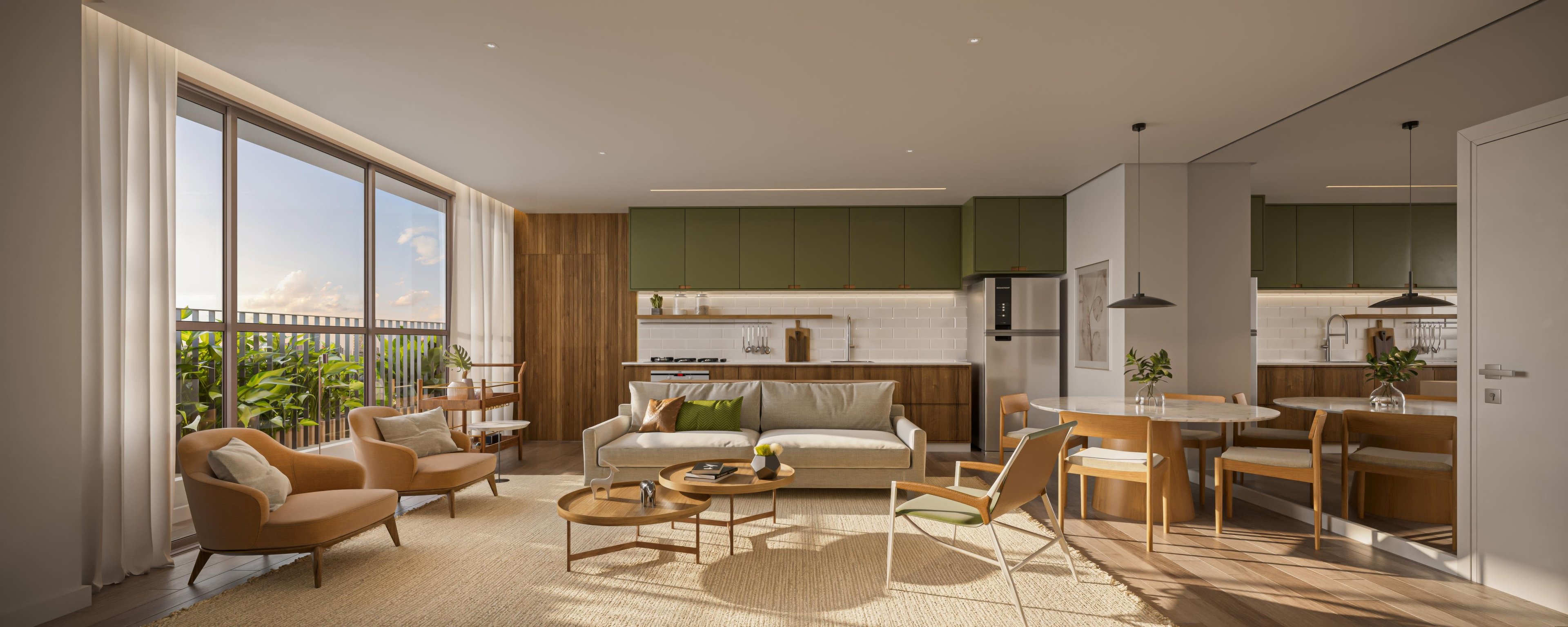 Perspectiva do Living