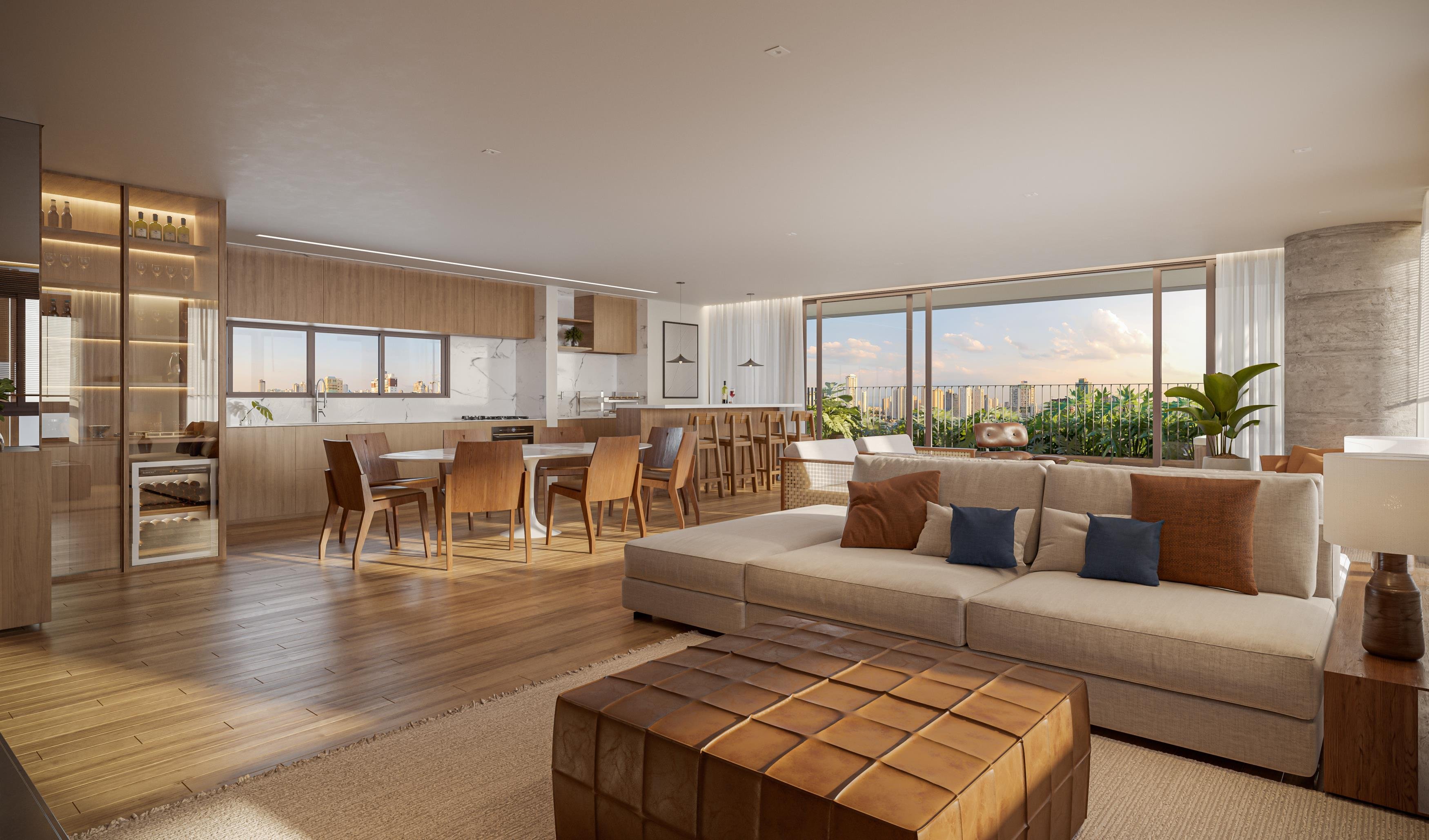 Perspectiva do Living