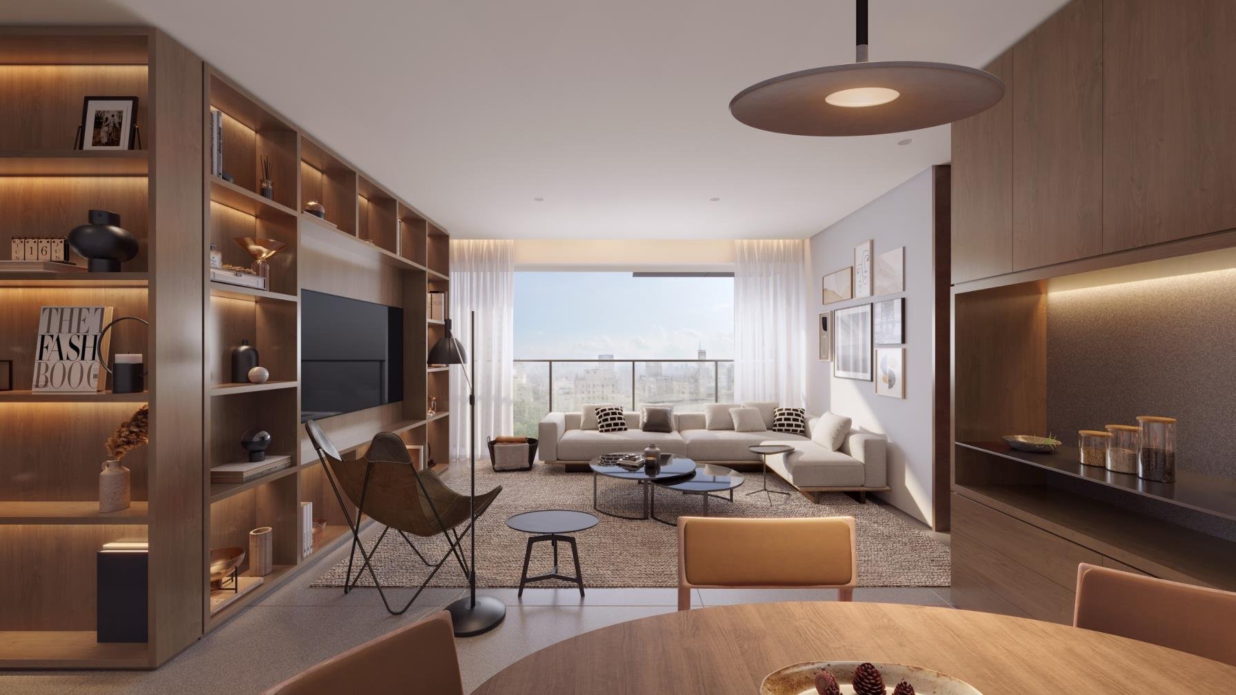 Perspectiva do Living