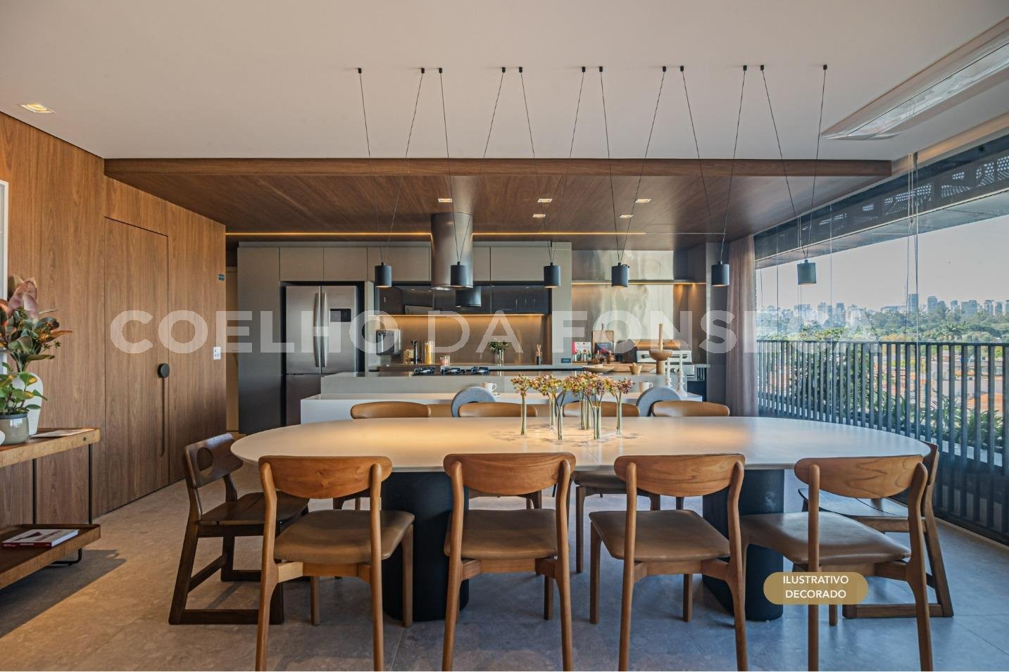 Sala de Estar e Jantar