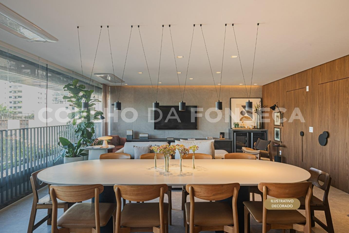 Sala de Estar e Jantar