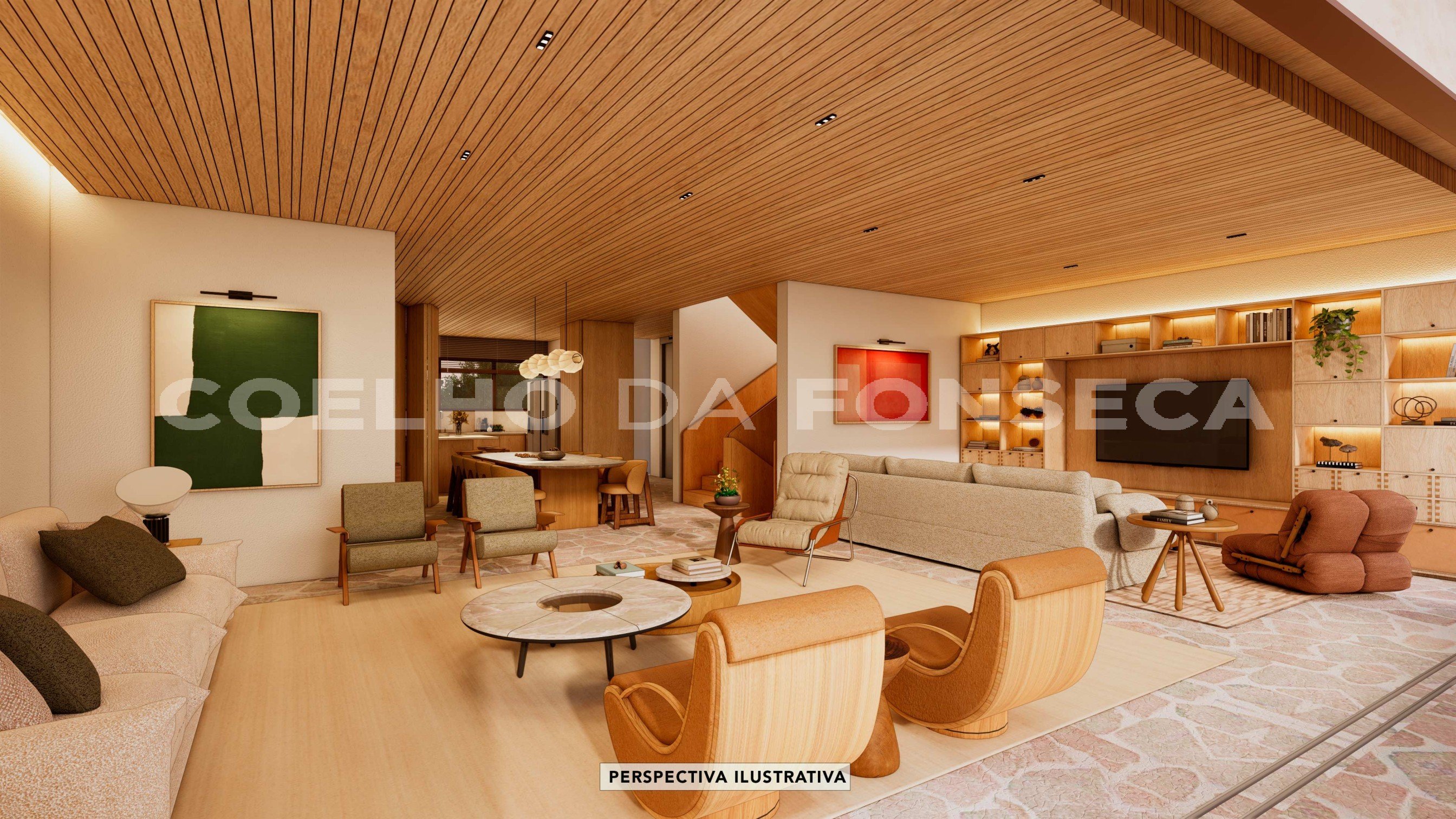 Perspectiva do Living