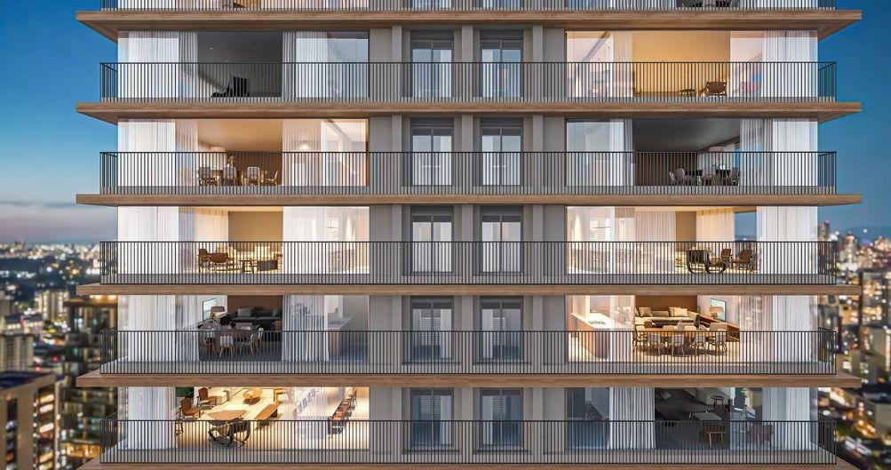 Perspectiva da varanda