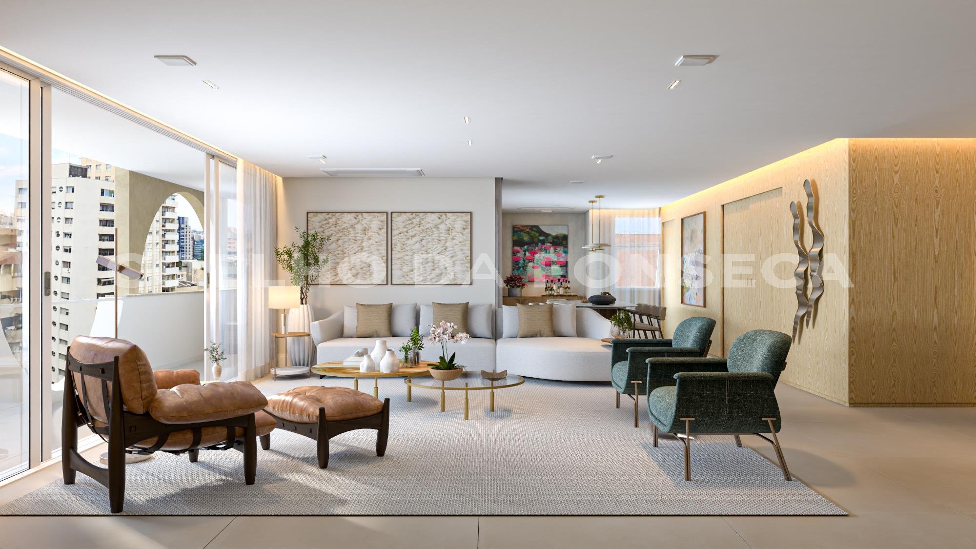 Perspectiva do Living