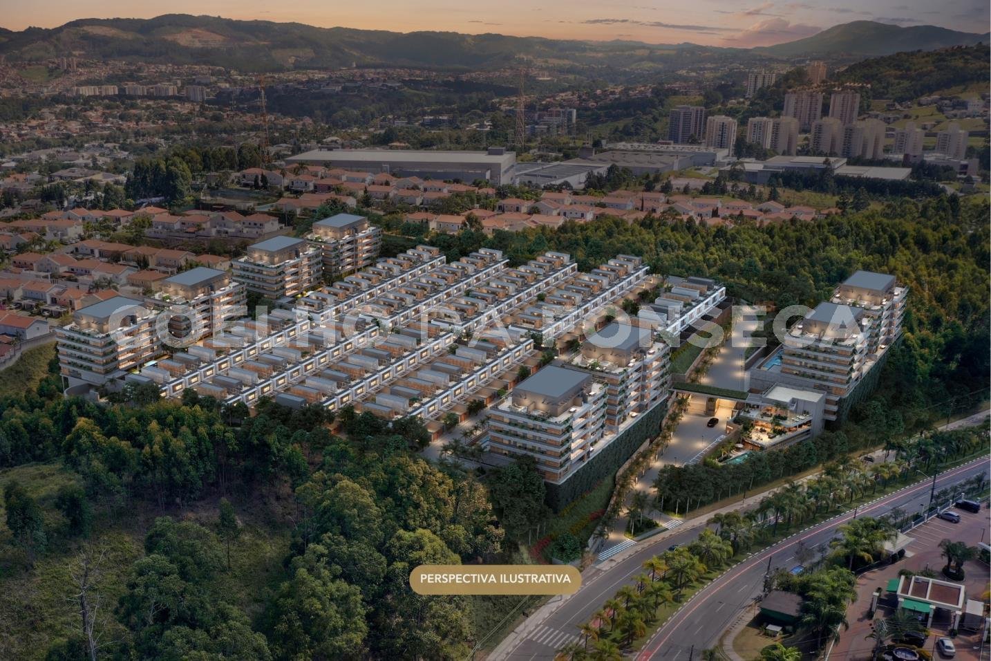 Vista Topográfica da Propriedade