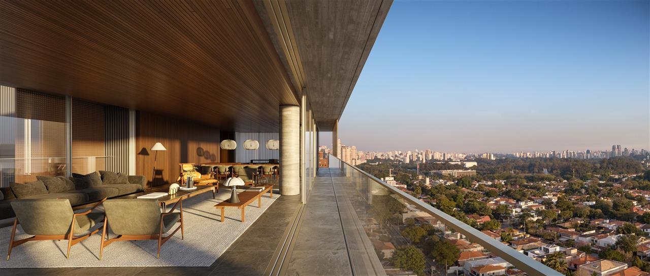 Perspectiva do Living