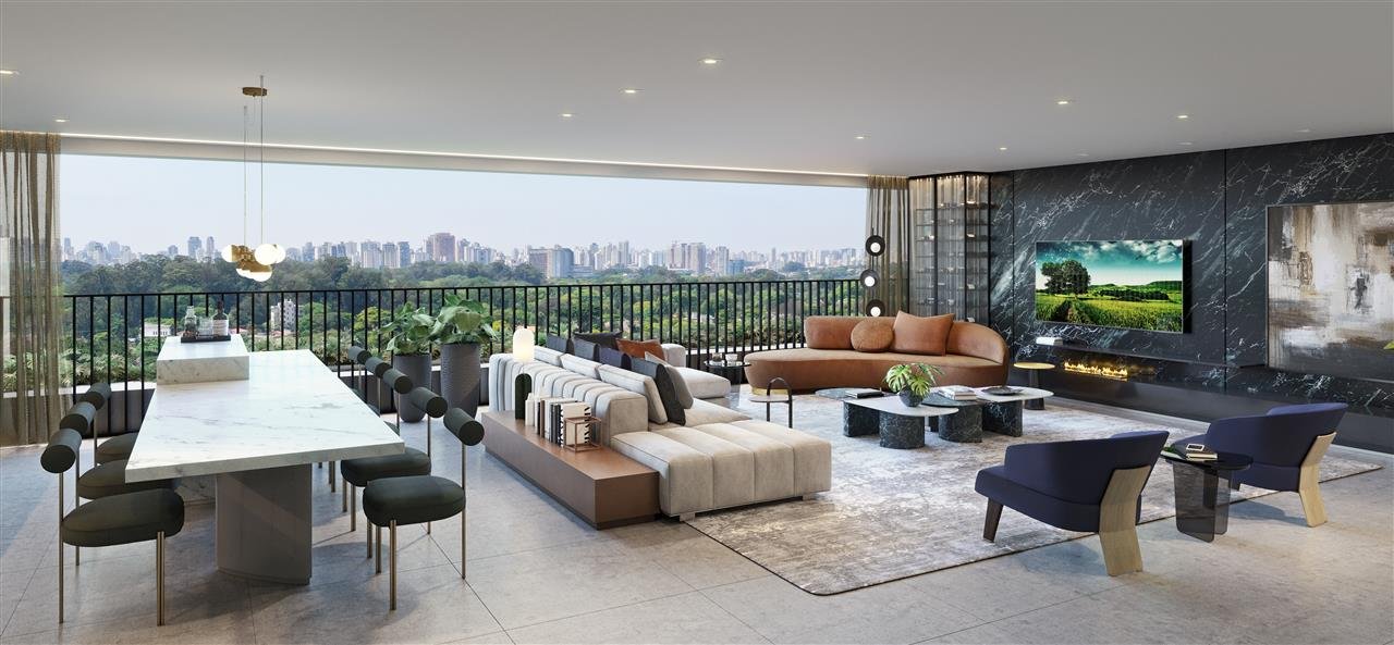 Perspectiva do Living