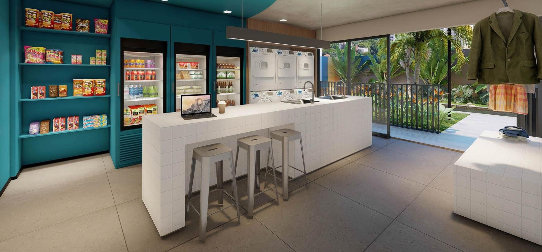 Perspectiva do Living