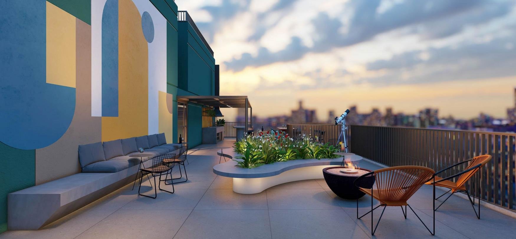 Perspectiva do Living