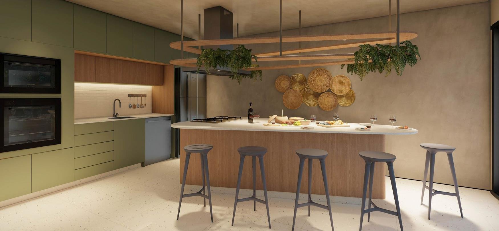 Perspectiva da Área de Lazer