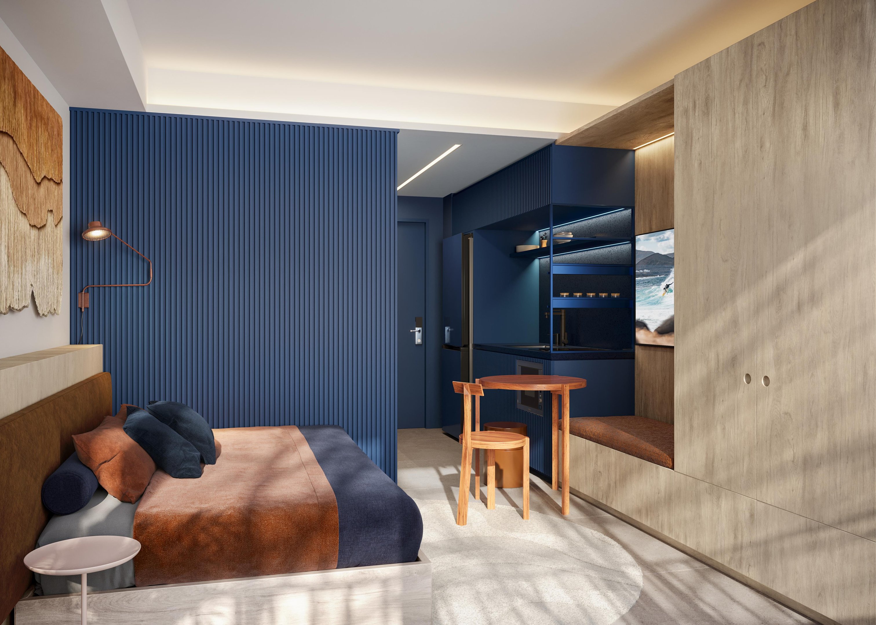 Perspectiva do Living