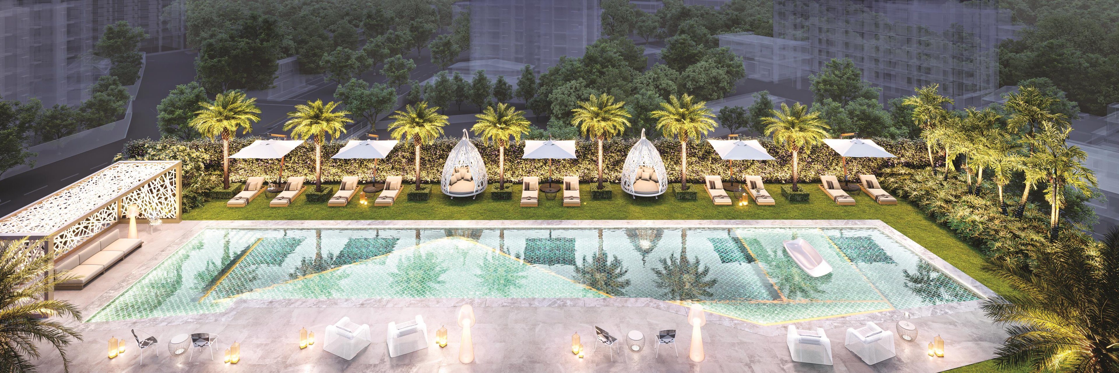 Perspectiva da Área de Lazer