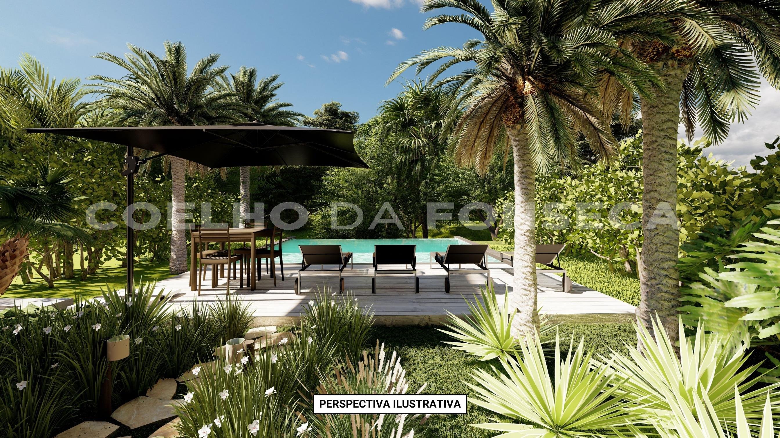 Perspectiva da Área de Lazer