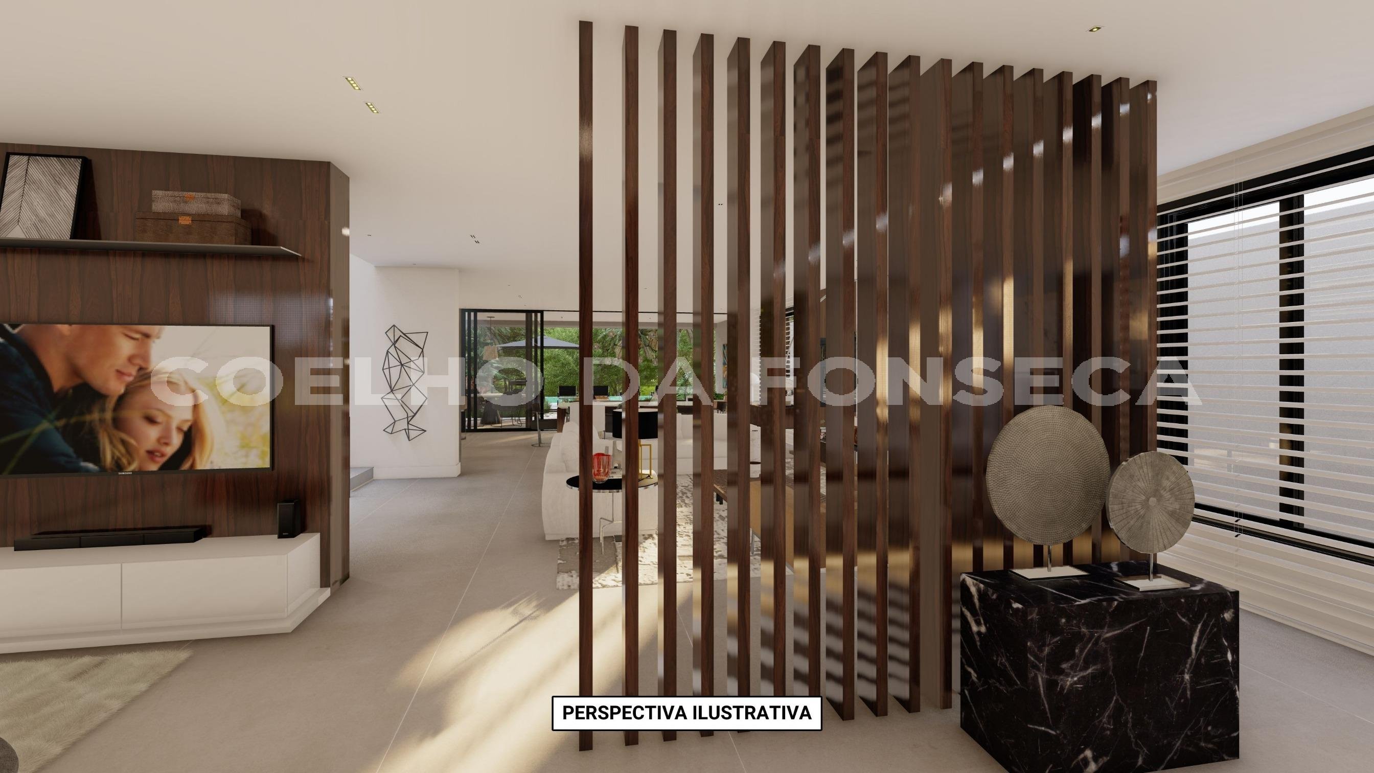 Perspectiva do Living