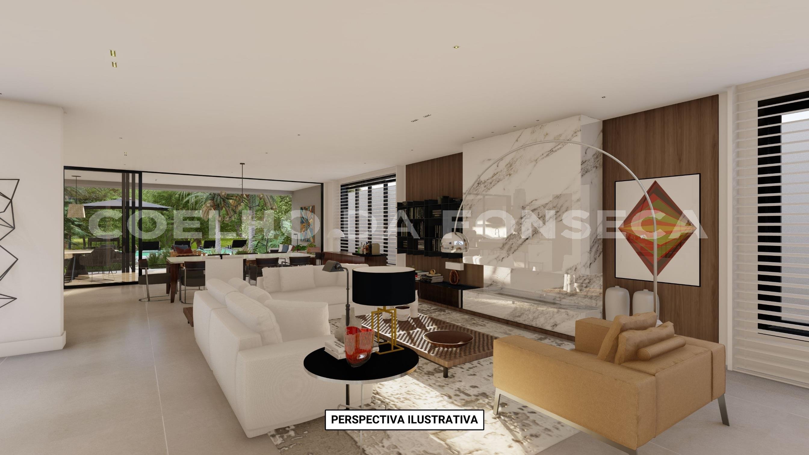 Perspectiva do Living