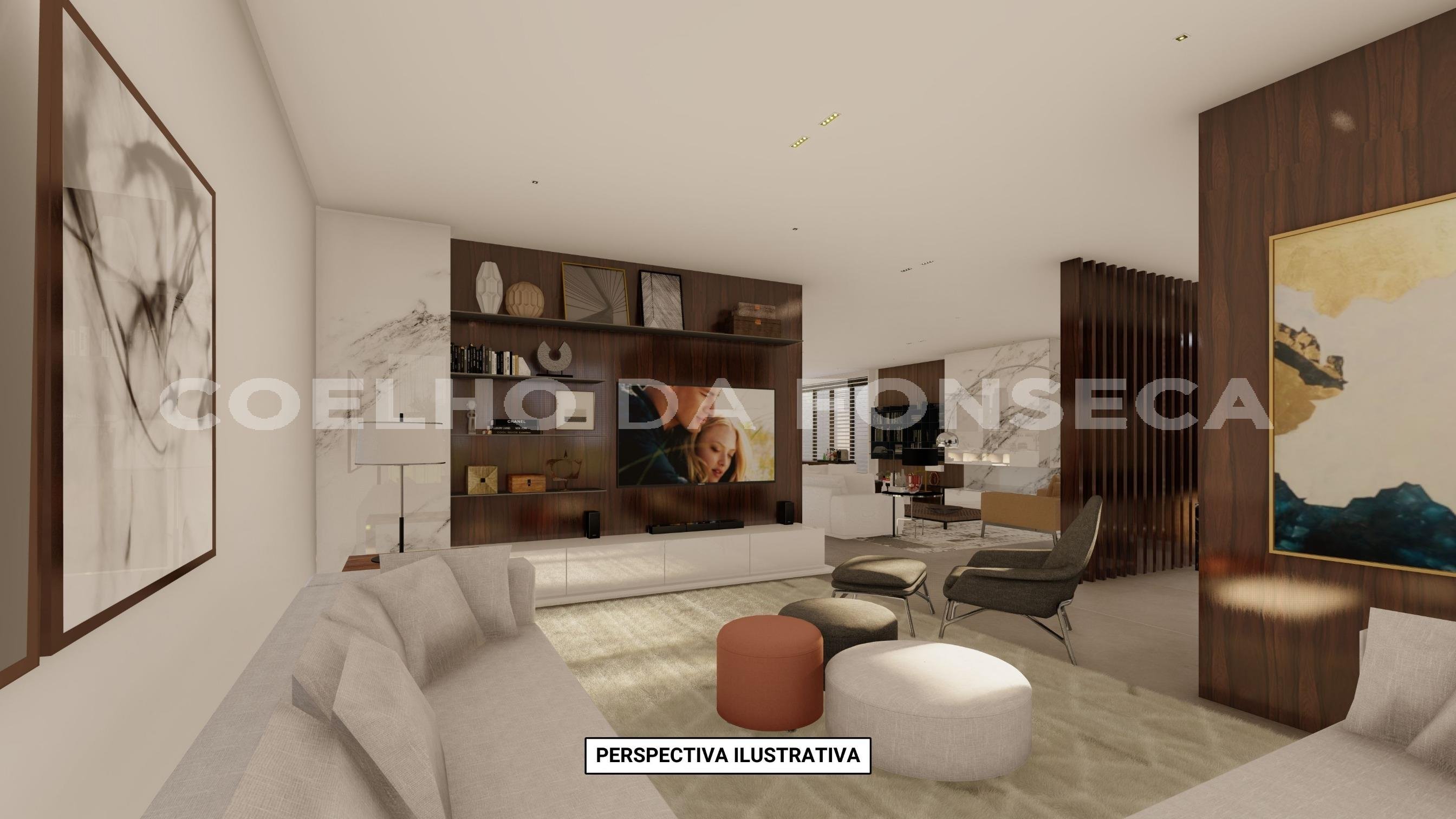 Perspectiva do Living