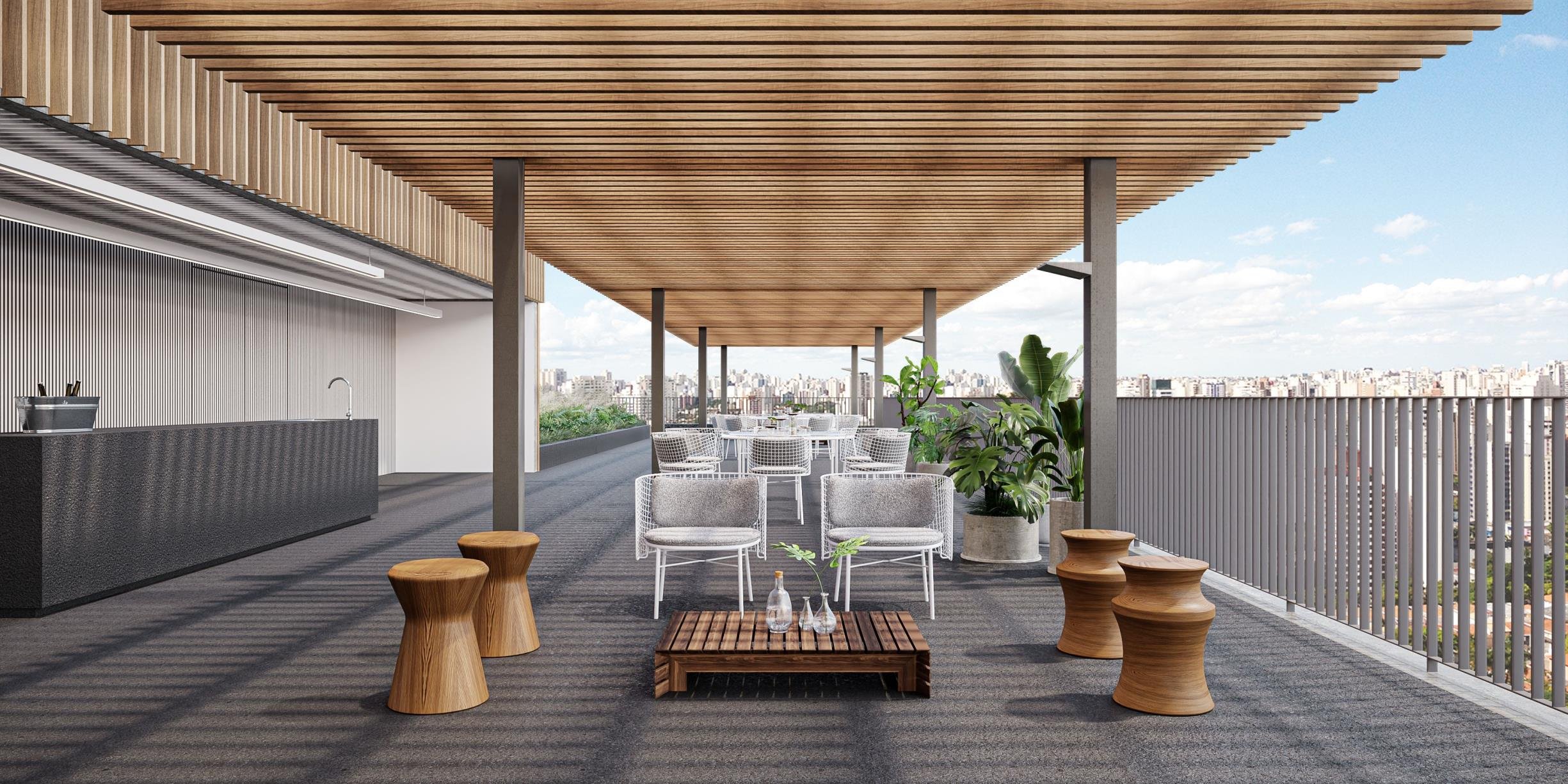 Perspectiva do Living